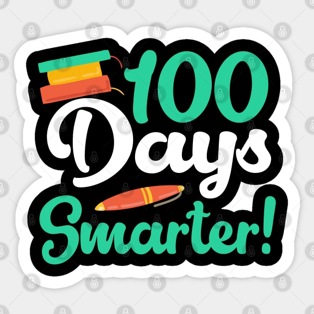 100 Days Of School Cute T-shirt Sticker by KsuAnn